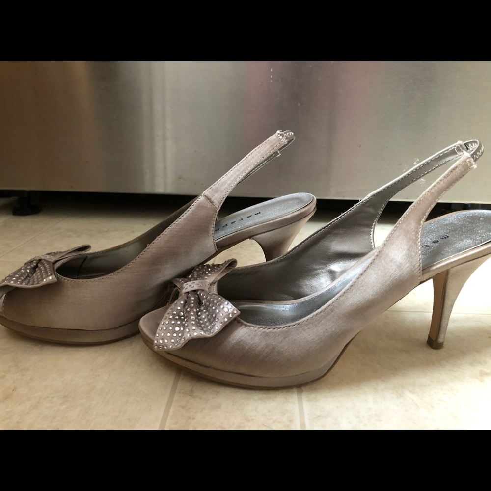 Gold Metaphor Heels